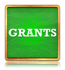 Obraz premium Grants green chalkboard square button