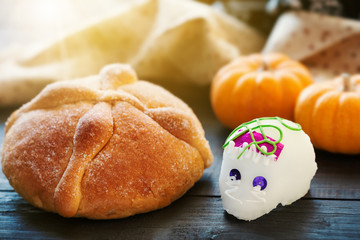 Sugar Skull and Bread of Dead