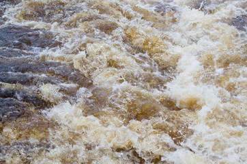 Fototapeta na wymiar Texture d'eau pris en photo sur la Gordon River en Tasmanie, Australie