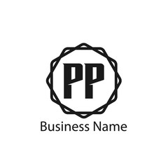 Initial Letter PP Logo Template Design