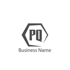 Initial Letter PQ Logo Template Design