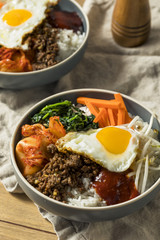 Spicy Homemade Korean Bibimbap Rice