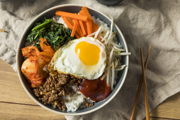 Spicy Homemade Korean Bibimbap Rice