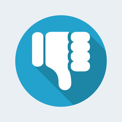 Vector illustration of dislike icon