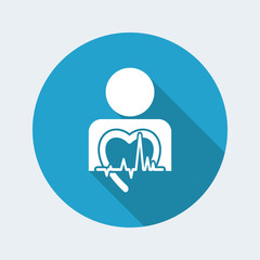 Vector illustration of single isolated medical icon