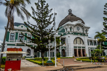 Fototapeta na wymiar Maputo Central Train Station, Railway Station also known as CFM , Mozambique