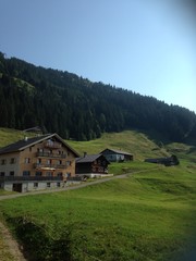 Fototapeta na wymiar alpage autrichien