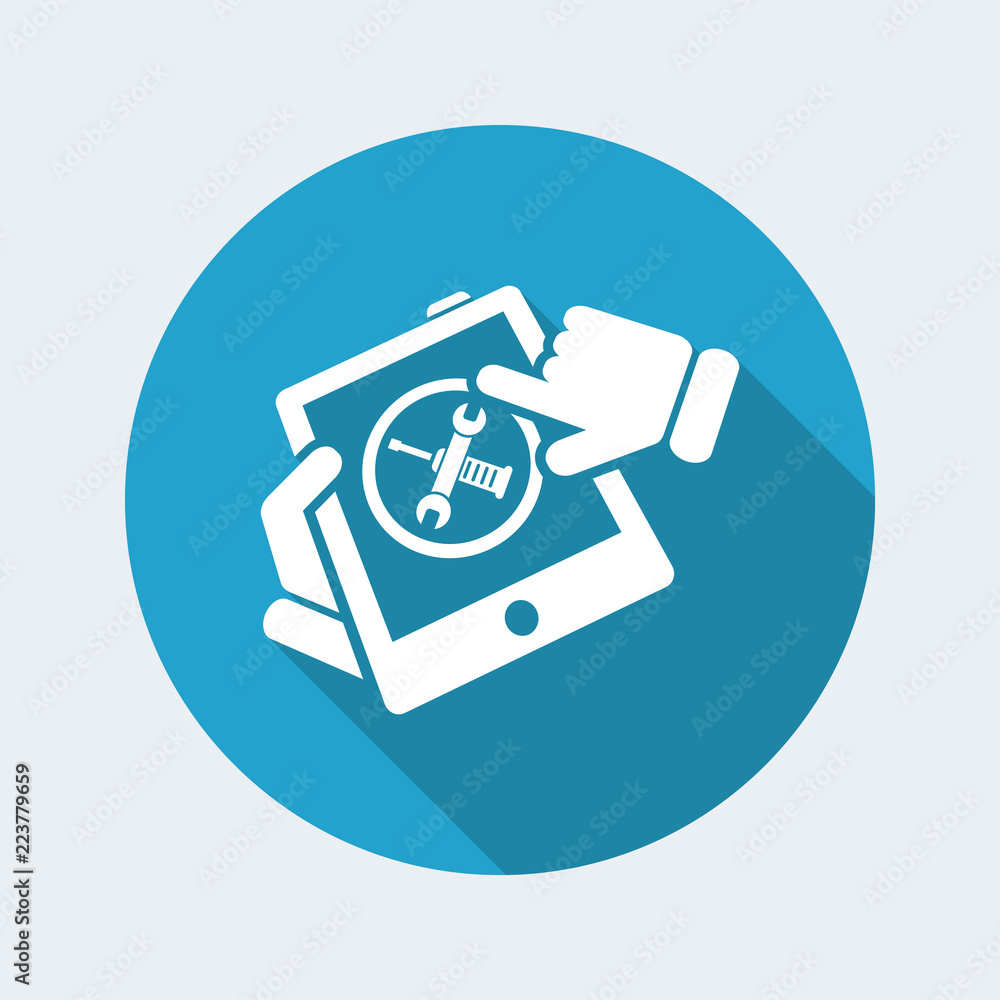 Poster touchscreen device setting