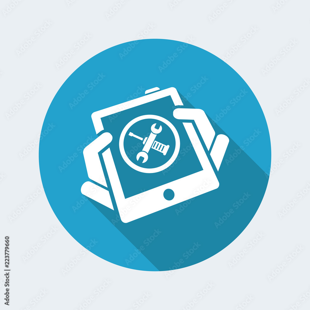 Poster touchscreen device setting