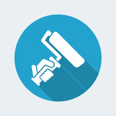 Painter roll symbol © Myvector