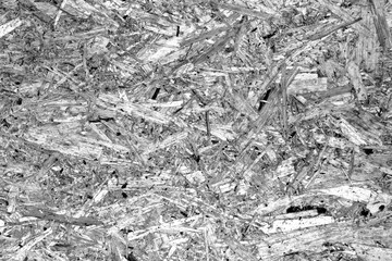 Fragment of a plate from the pressed waste of wood