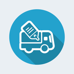 Delivery concept icon