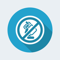 Forbidden smoke icon