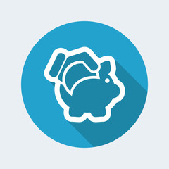 Business coin icon