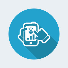 Smartphone connection icon