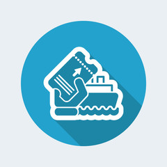 Obraz premium Boat ticket