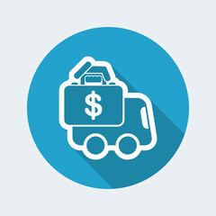 Obraz premium Money van transfer