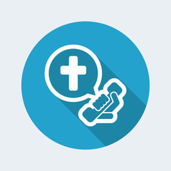 Obraz premium Church phone line