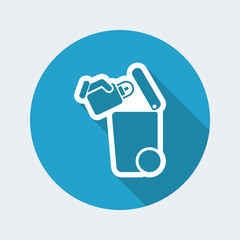 Separate waste collection icon