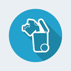 Separate waste collection icon