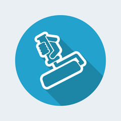 Painter roll symbol © Myvector