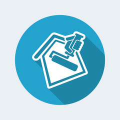 Painter roll symbol © Myvector