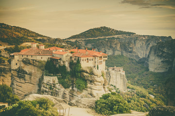 Fototapeta na wymiar Varlaam monastery in Meteora, Greece