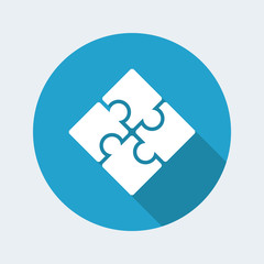 Team united strategy - Vector flat minimal icon