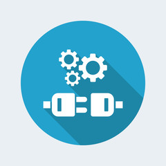 Plug connection system icon