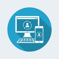 Synchronization account on devices