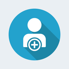 Social network contact icon