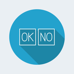 Checkbox question - Minimal vector icon