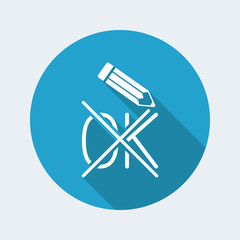 A pencil which marks the option 