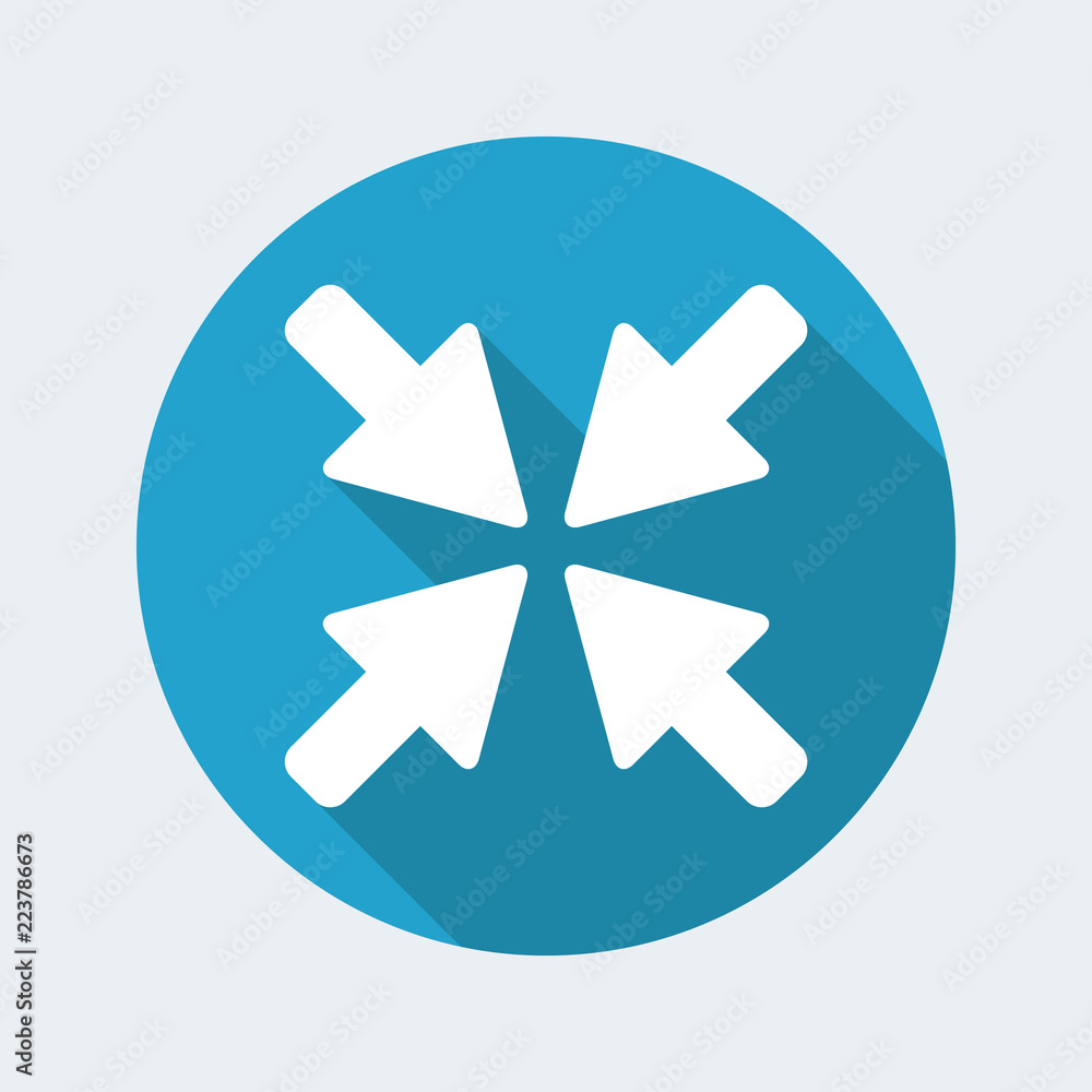 Poster hit central objective - minimal icon