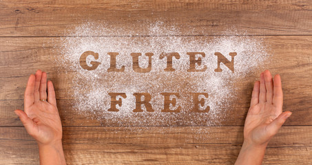 Hand presenting the gluten free alternative