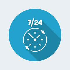 Steady available services  - Vector web icon