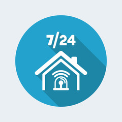 Steady protection service - Vector web icon