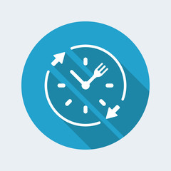 Full time food services - Vector web icon