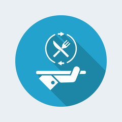 Steady food services - Vector web icon