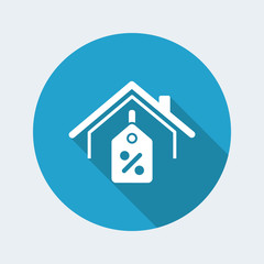 Real estate offer - Vector web icon