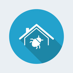 Pest control service - Vector web icon