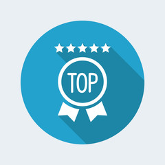 Top rating - Vector web icon