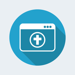 Religious online services - Vector flat icon