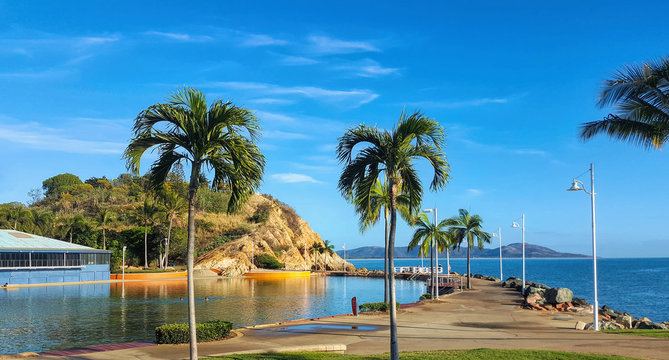 Townsville lagoon and beach front