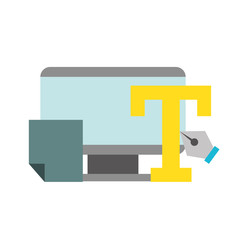 graphic design type tool fountain pen paper