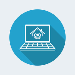 Real estate investment - Vector flat icon