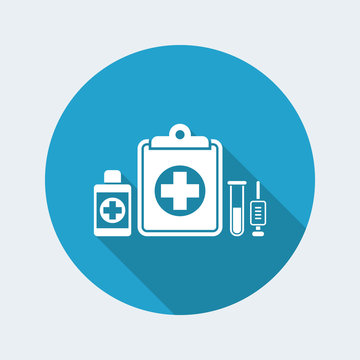 Medical instruments - Vector flat icon