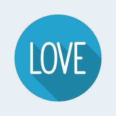 Love symbol - Vector icon for computer website or application