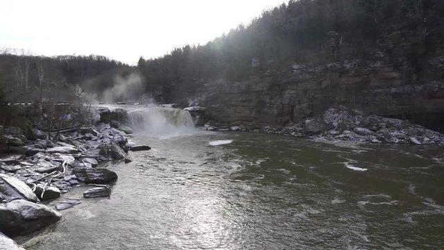 Cumberland Falls winter
