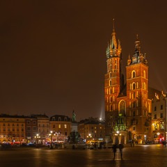 Fototapeta na wymiar Kraków nocą #8